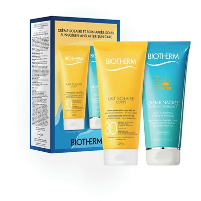 Summer limited edition sunscreen and after-sun gift set  