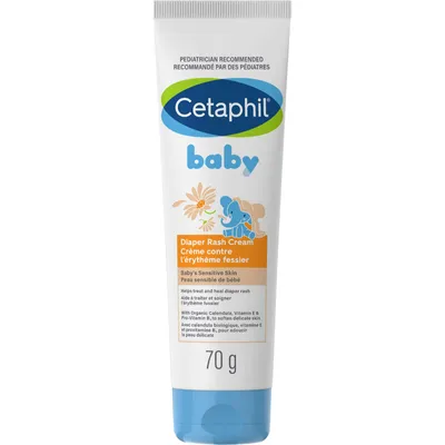 Diaper Rash Cream with Organic Calendula, Helps Treat and Heal Diaper Rash. Pediatriciation Recommended, 70g