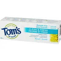 Tom's of Maine Clean and Fresh Fennel Natural Toothpaste  (Non-Fluoride) 85ML