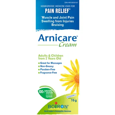 Arnicare Cream Relieves Muscle and Joint Pain, and Treats Bruises and Bumps