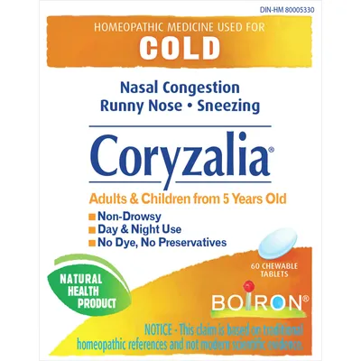 Coryzalia for Cold Symptoms