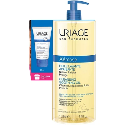 Xemose Cleansing Oil 1L and Soothing Oil Balm 50ml
