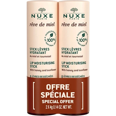 NUX Rêve De Miel Duo Stick Lèvres 2x4g A2024