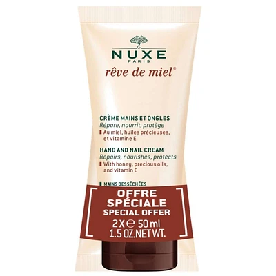 NUX Rêve De Miel Crème Mains et Ongles 50mlx2 A2024