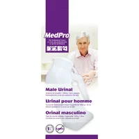 AMG® Urinal pour homme, MedPro Avec couverture