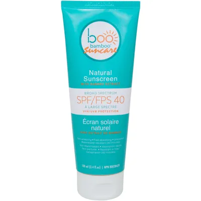 SPF 40 Broad Spectrum Natural Sunscreen Lotion
