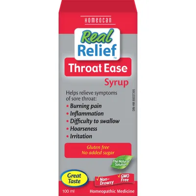 Real Relief Throat Ease Syrup
