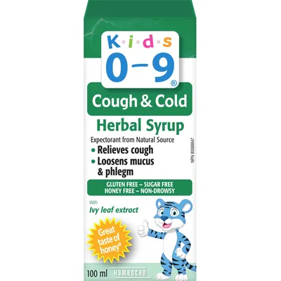 Kids 0-9 Cough & Cold Herbal Syrup