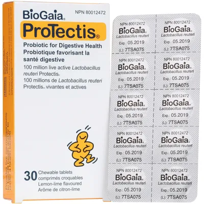 BioGaia Probiotic ProTectis Chewable Tablets