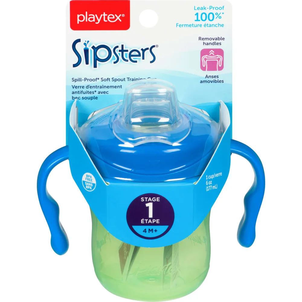 Playtex Stage 1 Sipsters Spill-Proof Soft Spout Training Cup