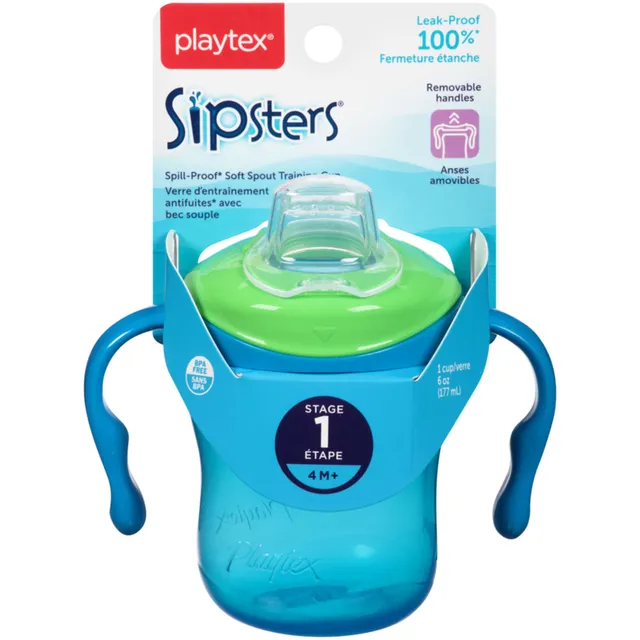 Playtex Sipsters Stage 2 Paw Patrol Boys Spoutless Sippy Cup, 10 oz