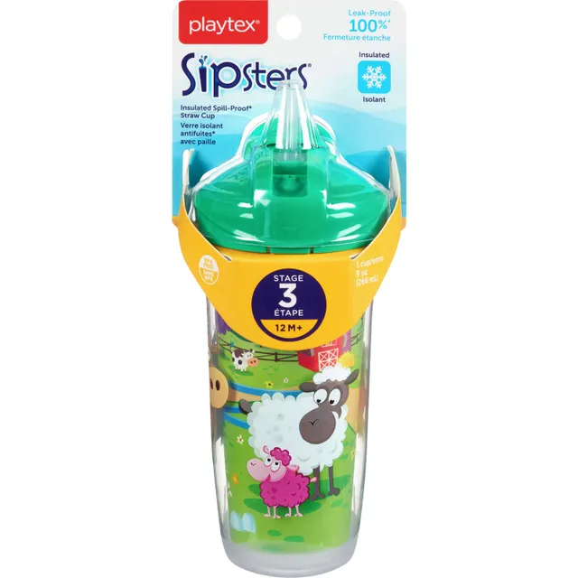 Playtex Sipsters Stage 2 360 Degree Peppa Pig Spill-Proof Leak