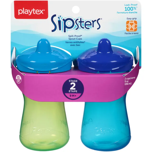 Playtex Sipsters Stage 2 Paw Patrol Girls Spoutless Sippy Cup, 10 oz