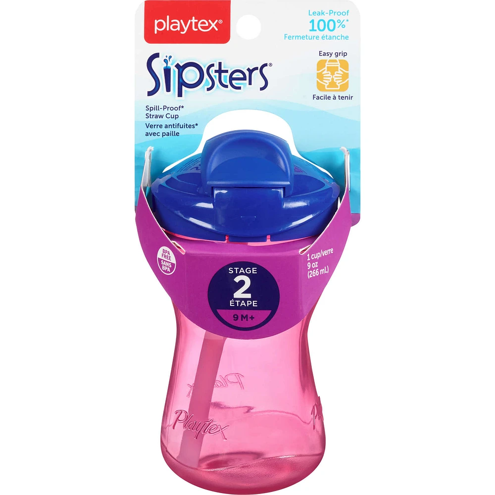 Sipsters Spill-Proof Straw Sippy Cup, Stage 2