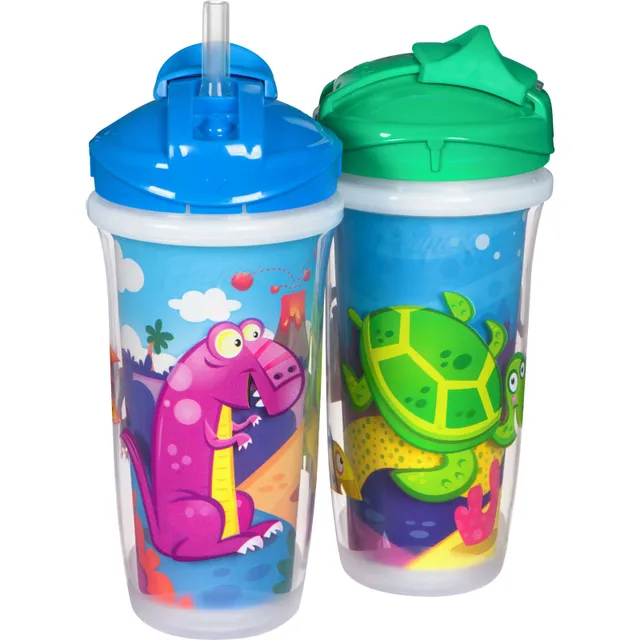 Playtex Sipsters Spill-Proof Kids Straw Cups, Stage 3 2 PK - CTC
