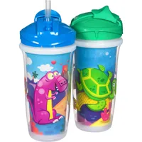 Playtex Sipsters Spill-Proof Kids Straw Cups, Stage 3