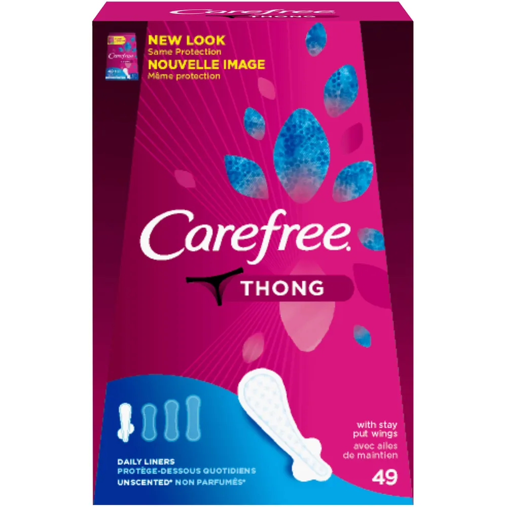 Carefree® Acti-Fresh® Body Shape Panty Liners Thin Regular