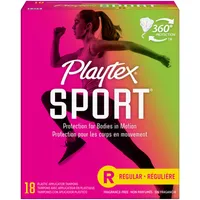 Playtex Sport Unscented Athletic Tampons Regular