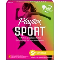 Playtex Sport Unscented Athletic Tampons Super Plus