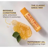 100% Natural Origin Moisturizing Lip Balm, Beeswax