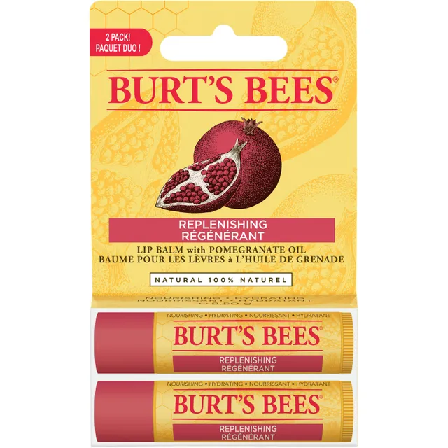 Burt's Bees Strawberry Lemonade Lip Balm 2 (0.15 oz) tubes blister box