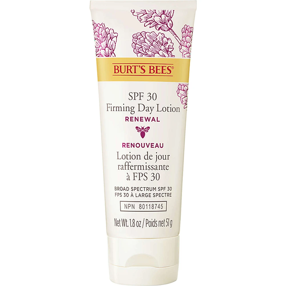 Renewal Firming Day Lotion with Bakuchiol, Broad Spectrum SPF 30 Lightweight Mineral Sunscreen, 51 g