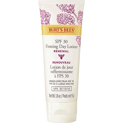 Renewal Firming Day Lotion with Bakuchiol, Broad Spectrum SPF 30 Lightweight Mineral Sunscreen, 51 g
