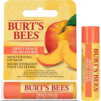 100% Natural Origin Moisturizing Lip Balm, Sweet Peach