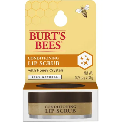 100% Natural Origin Conditioning Lip Scrub with Exfoliating Honey Crystals