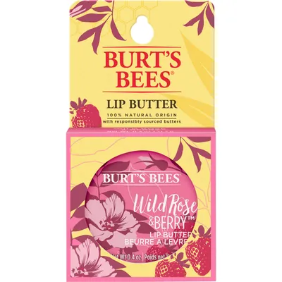 100% Natural Origin Lip Butter with Wild Rose and Berry
