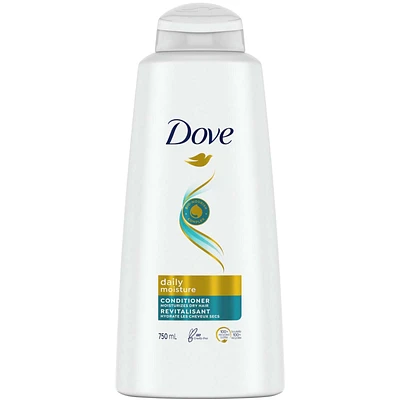 Dove Conditioner nourishes to make hair softer and smoother Daily Moisture with Pro-Moisture Complex 750 ml