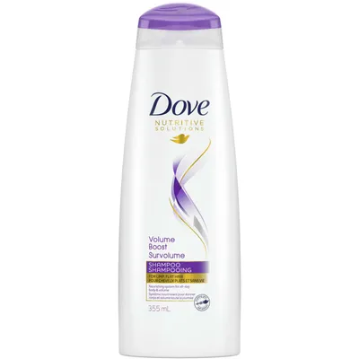 Dove Damage Therapy Shampoo for flat hair Volume Boost thicker, fuller hair 355 ml