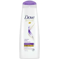 Dove Damage Therapy Shampoo for flat hair Volume Boost thicker, fuller hair 355 ml