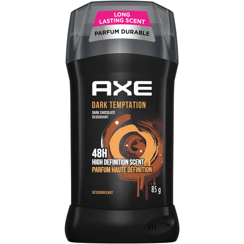 AXE  Deodorant Stick for Long Lasting Odour Protection Dark Temptation Dark Chocolate Men's Deodorant 48 hours high definition scent 85 GR