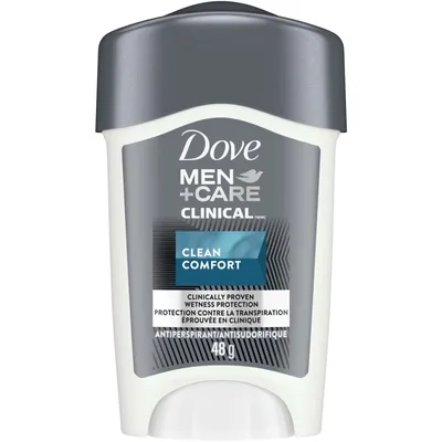 Dove Men+Care Clinical Protection Antiperspirant for total skin comfort Clean Comfort antibacterial odour protection 48 g