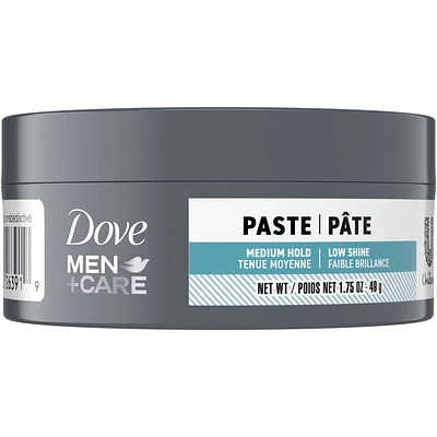 Dove Men+Care  Molding Hair Paste for men's hair styling Medium Hold textured look + matte finish 49 g