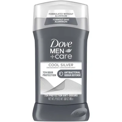 Dove Men+Care Deodorant Stick Cool Silver antibacterial odour protection 85 GR