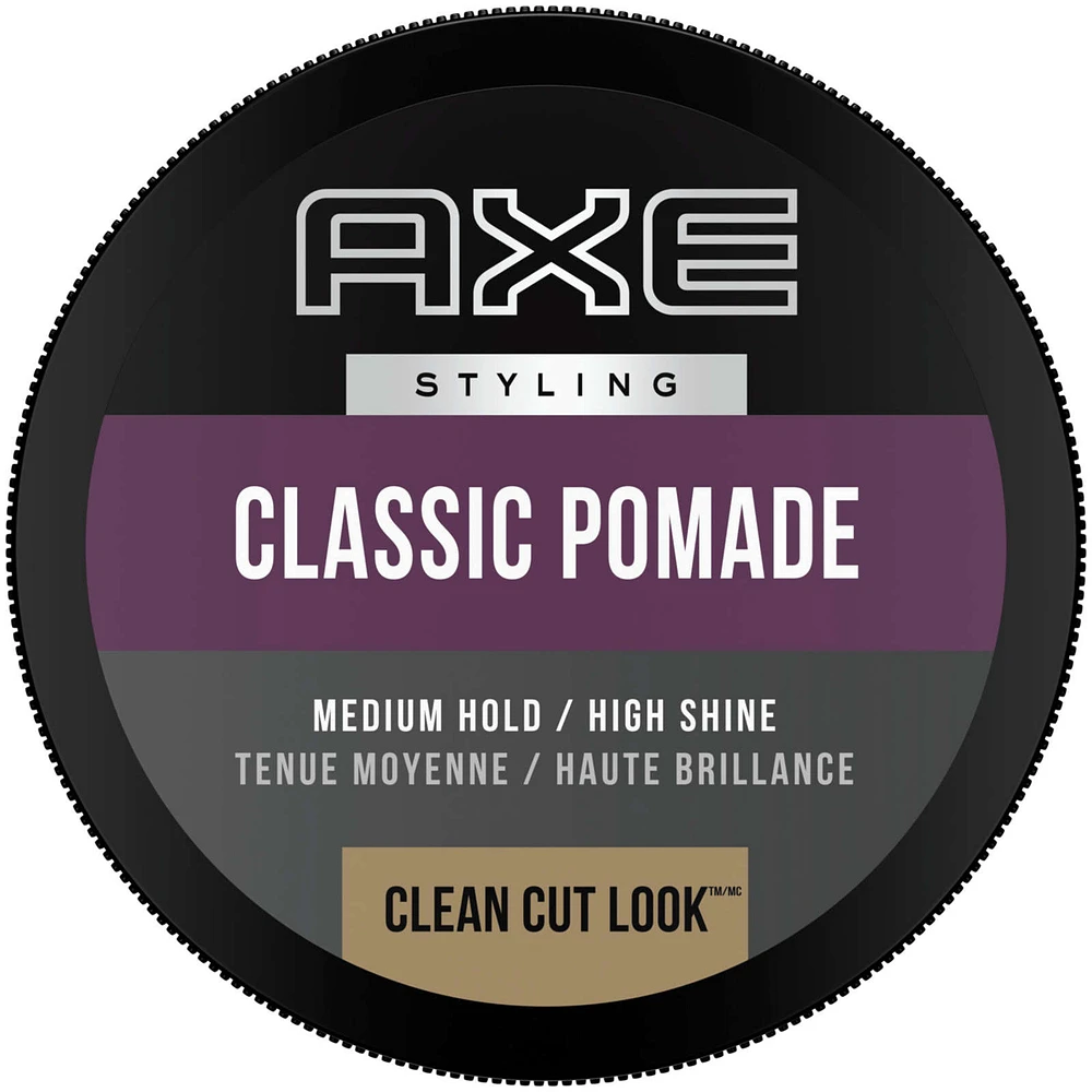 AXE Styling Pomade for Clean Cut Look Classic Medium Hold, High Shine 75 g