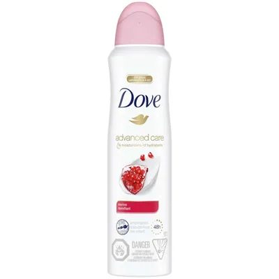 Advanced Care Dry Spray Antiperspirant Deodorant for Women Revive Scent with Pro-Ceramide Technology for Soft, Resilent Skin