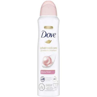 Advanced Care Beauty Finish Dry Spray Antiperspirant Deodorant for Women with Pro-Ceramide Technology for Soft, Resilient Skin