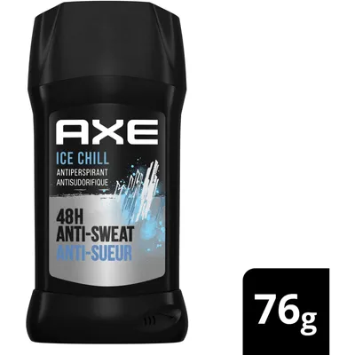 AXE  Ice Chill  Antiperspirant Stick for Men with 48-Hour Anti-Sweat Protection and High-Definition Scent 76 g