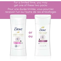 Dove Advanced Care Antiperspirant Stick Clear Finish antibacterial odour protection 74g