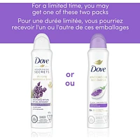 Advanced Care Lavender Scent Dry Spray Antiperspirant Deodorant for Women with Pro-Ceramide Technology for Soft, Resilient Skin