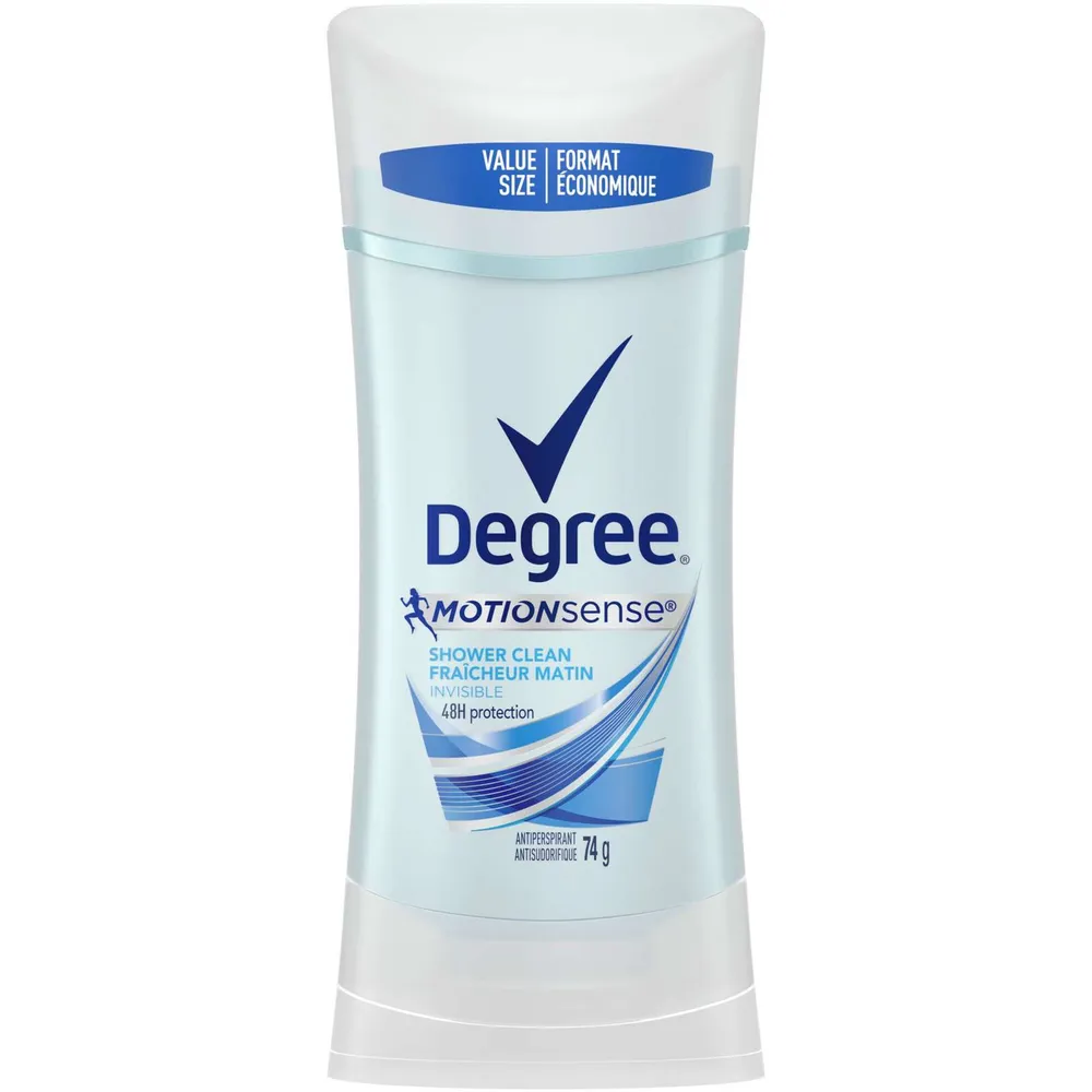 Degree for Women Antiperspirant Stick for 48-hour odour protection Shower Clean antibacterial odour protection 74 g
