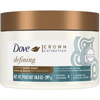 CROWN Collection Defining Shaping Butter Cream for coils and curls Styling with Vitamin E Jojoba Oil