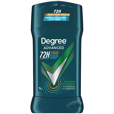 Degree Men Antiperspirant Stick for 48-hour odour protection Workout Endure antibacterial odour protection 76 g