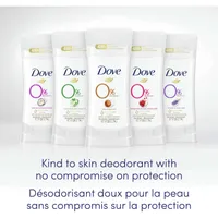 Dove 0% Aluminum Deodorant Stick for 48-hour odour protection Shea Butter aluminum-free deodorant for smooth underarm 74 g