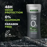 Dove Men+Care  Deodorant Stick for 48h odour protection Lime + Sage with 0% Aluminium 74 g