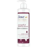 Dove Hair Therapy Conditioner for fine, thin hair Strength & Fullness Boost for 2X visibly fuller, thicker hair 400 ml