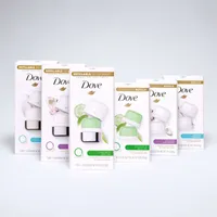 Dove 0% Aluminum Refillable Deodorant Starter Kit for 48 hour odour protection Cucumber & Green Tea aluminum-free deodorant for women 32g